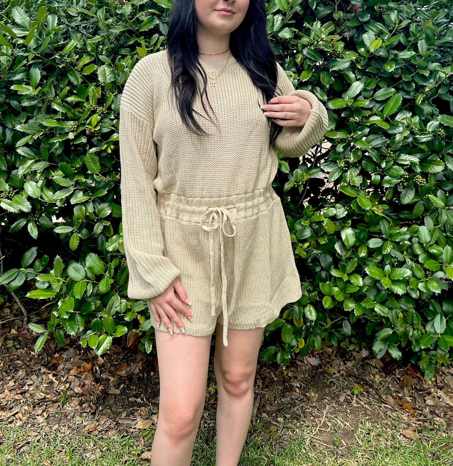 Millie sweater romper