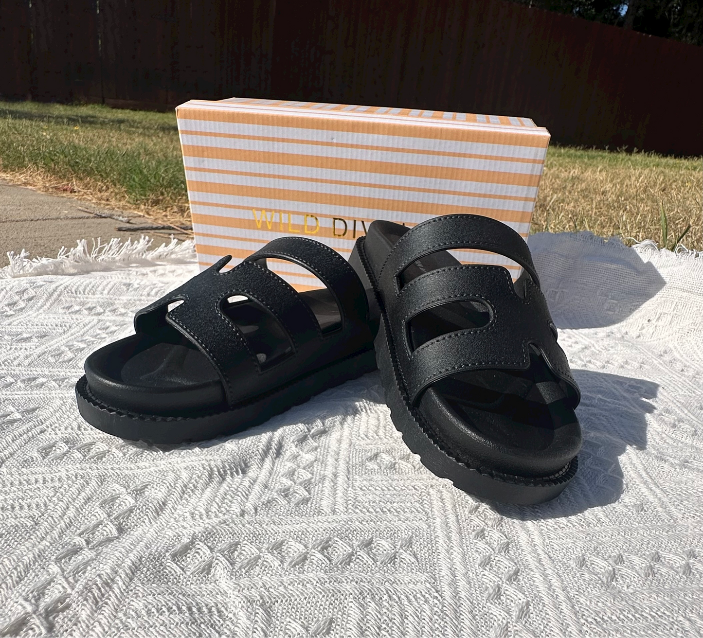 Harper slip on sandals