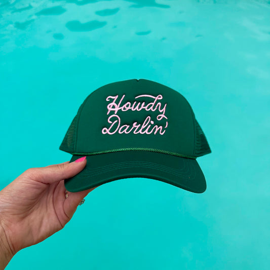 Howdy darlin trucker hat